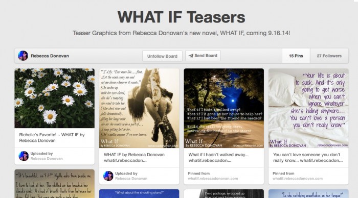 what if teasers pinterest