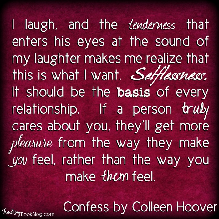 Confess Selflessness ts