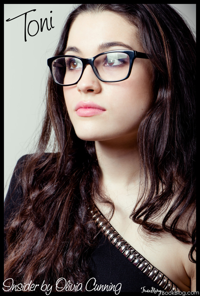 Beautiful girl with glasses portrait